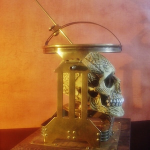 NESCIO Steampunk Craniometer with Celtic Knotwork Skull image 3