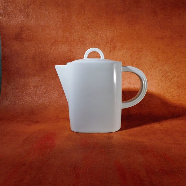 1980s Scherzer Bavaria Porcelain Tea Pot - Bellini Style