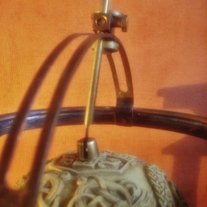 NESCIO Steampunk Craniometer with Celtic Knotwork Skull image 8