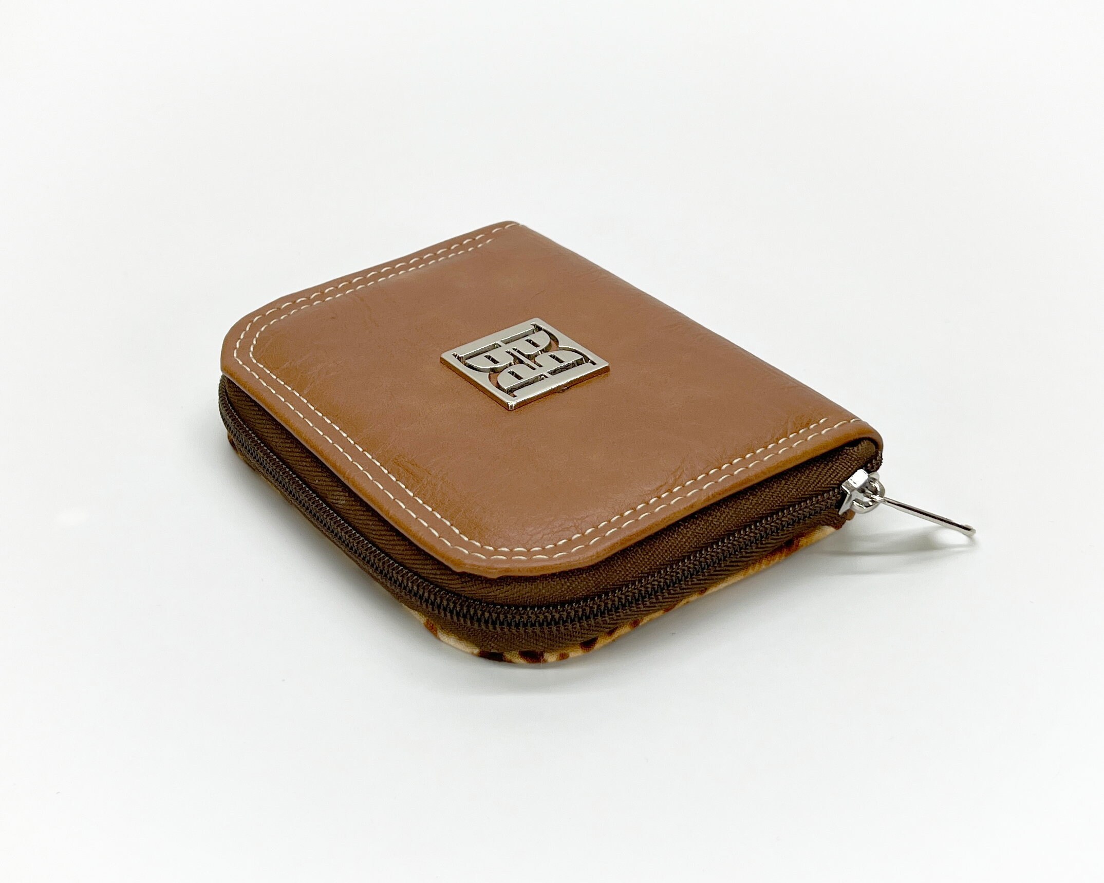 小物 emma Emma Mini Zip Wallet, Cute Wallet, Cheetah Print - Etsy