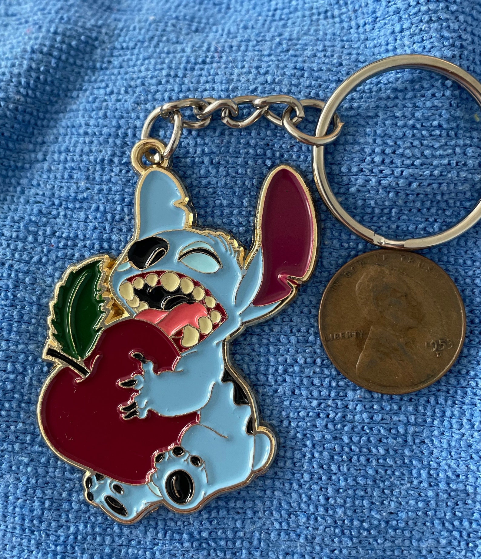 Stitch Enamel Key Chains S2 Large Etsy