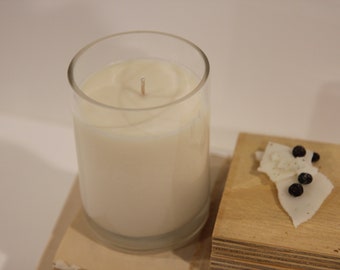 FIR NEEDLE & JUNIPER - Large Glass three wick Soy Wax Essential Oil Candle