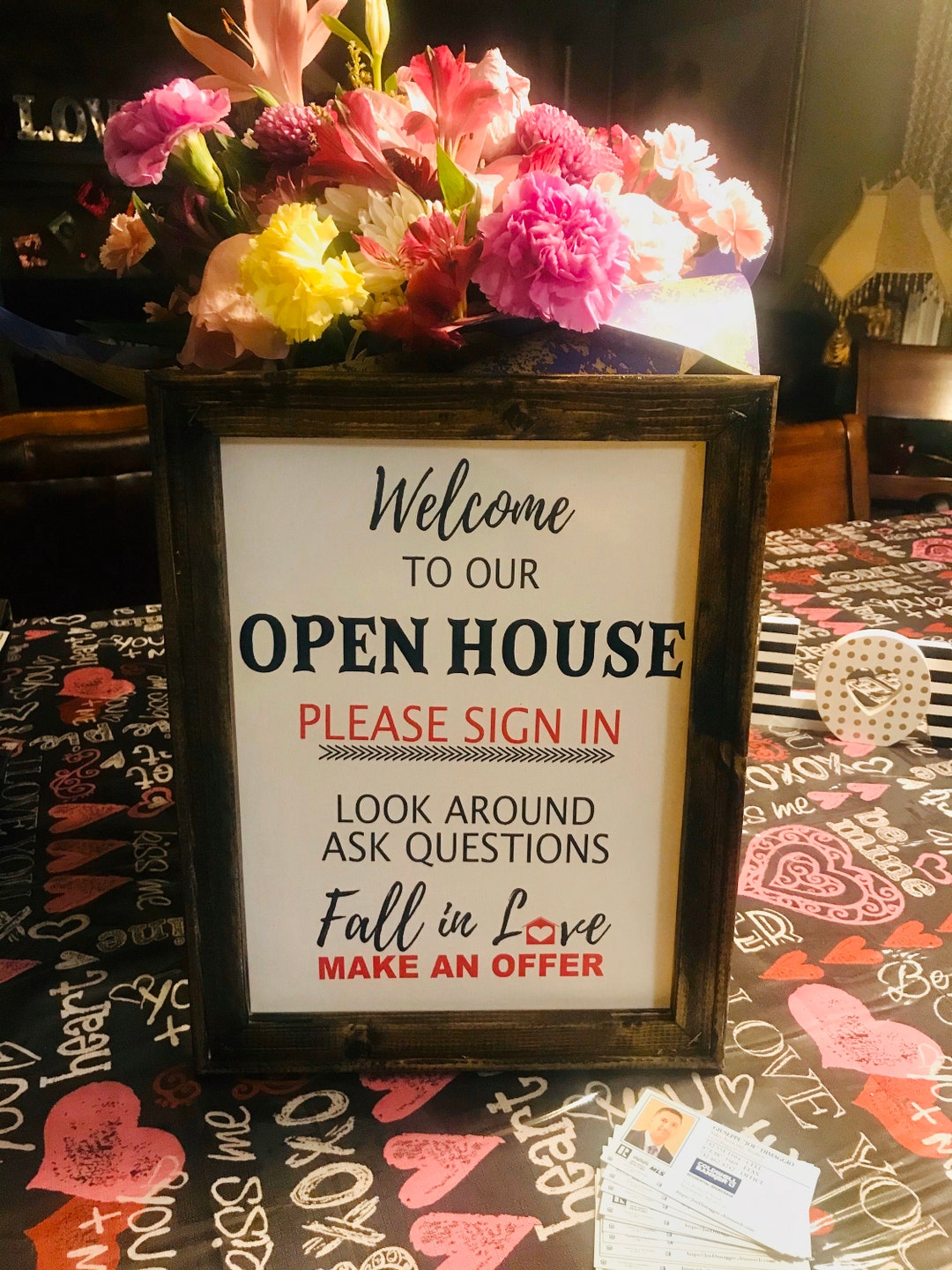 Open House Real Estate Sign, Real Estate Agent or Broker Sign in Sign ...