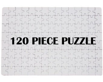 120 piece puzzle blank for sublimation printing