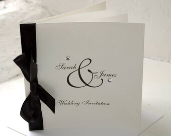 Diamante Wedding Invitation