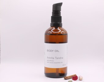 Tandra Massageöl | Amrita Tantra Körperöl | Bestes ätherisches Öl für sinnliche Massage | Aromatherapie sinnliches Massageöl Online