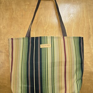 Large Tote Bag with Waterproof Canvas