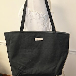 Large Tote Bag with Waterproof Canvas
