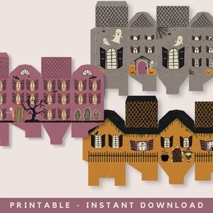 Printable Halloween Houses | Printable Paper Craft | Kids Activity ...