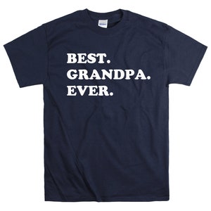 Best Grandpa Ever Shirt Fathers Day Gift Gift for Dad - Etsy