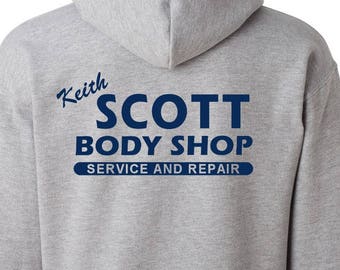 Keith Scott Body Shop Hoodie - One Tree Hill Hoodie - One Tree Hill Sweatshirt - One Tree Hill Shirt