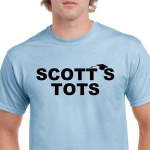 Scotts Tots Shirt The Office Shirt Scotts Tots T-Shirt Michael Scott Shirt Office TV Show Shirt image 1