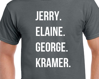 Seinfeld Cast Shirt Jerry Elaine George Kramer