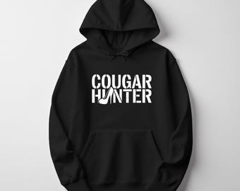 Cougar Hunter Hoodie – Funny Y2K Pullover