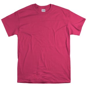 Custom Text T-Shirt: Personalized Unisex Cotton Tee Pink