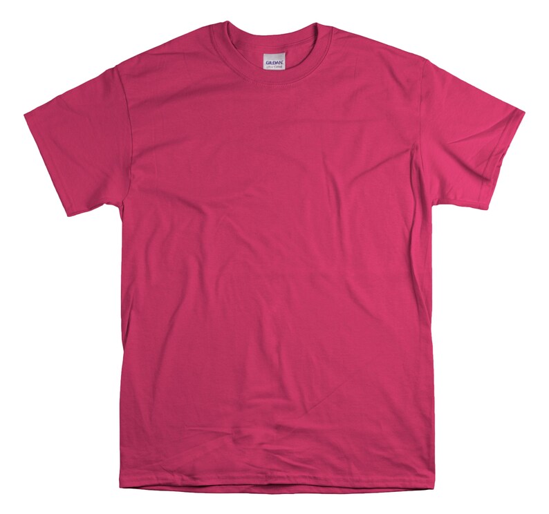 Custom Text T-Shirt: Personalized Unisex Cotton Tee Pink