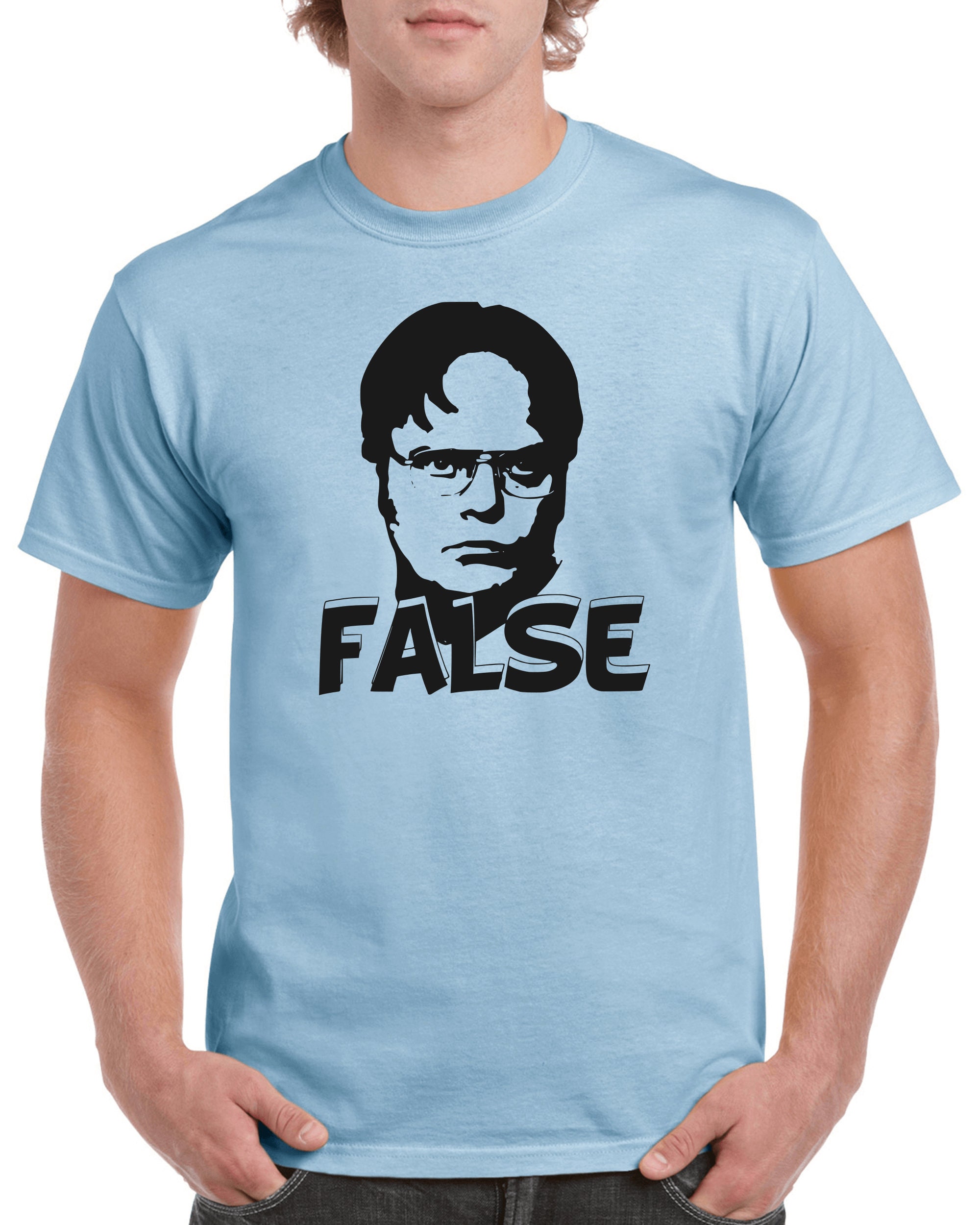 Dwight Schrute False Shirt Funny Dwight Schrute TV Show | Etsy