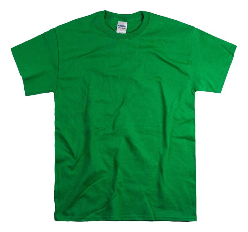 Custom Text T-Shirt: Personalized Unisex Cotton Tee Irish Green