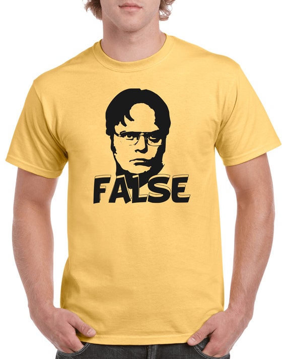 dwight shirt false