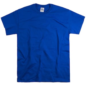Custom Text T-Shirt: Personalized Unisex Cotton Tee Royal