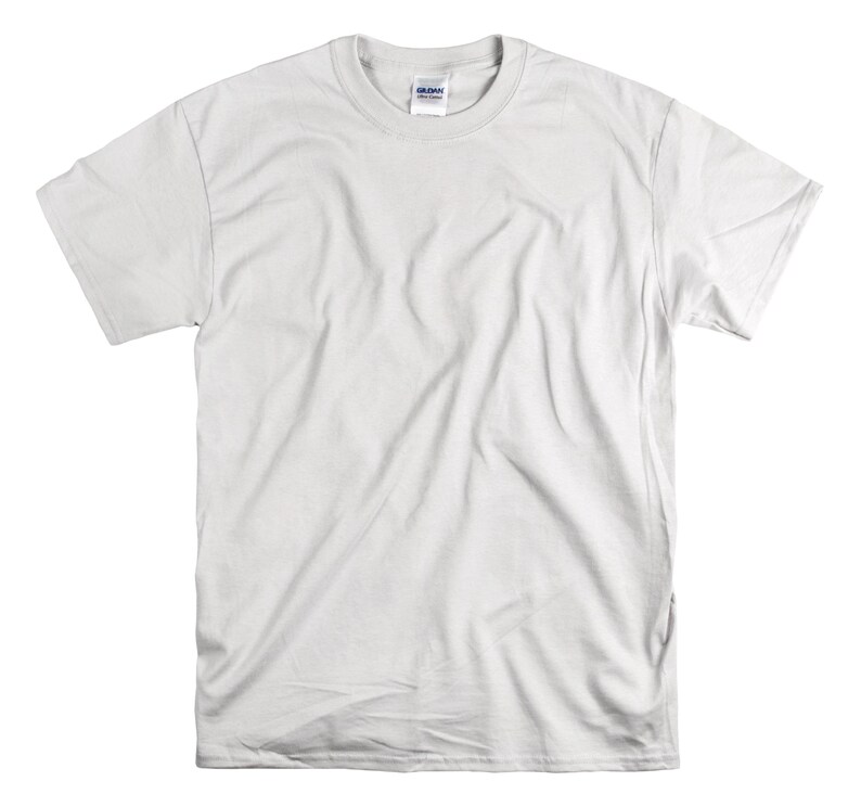 Custom Text T-Shirt: Personalized Unisex Cotton Tee White