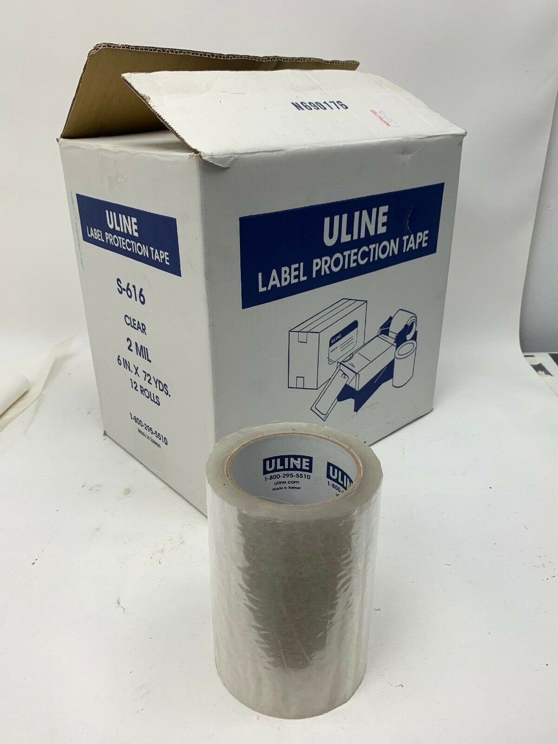 Uline Label Protection Tape Clear 2 Mil 6 IN. X 72 YDS. 1 Etsy
