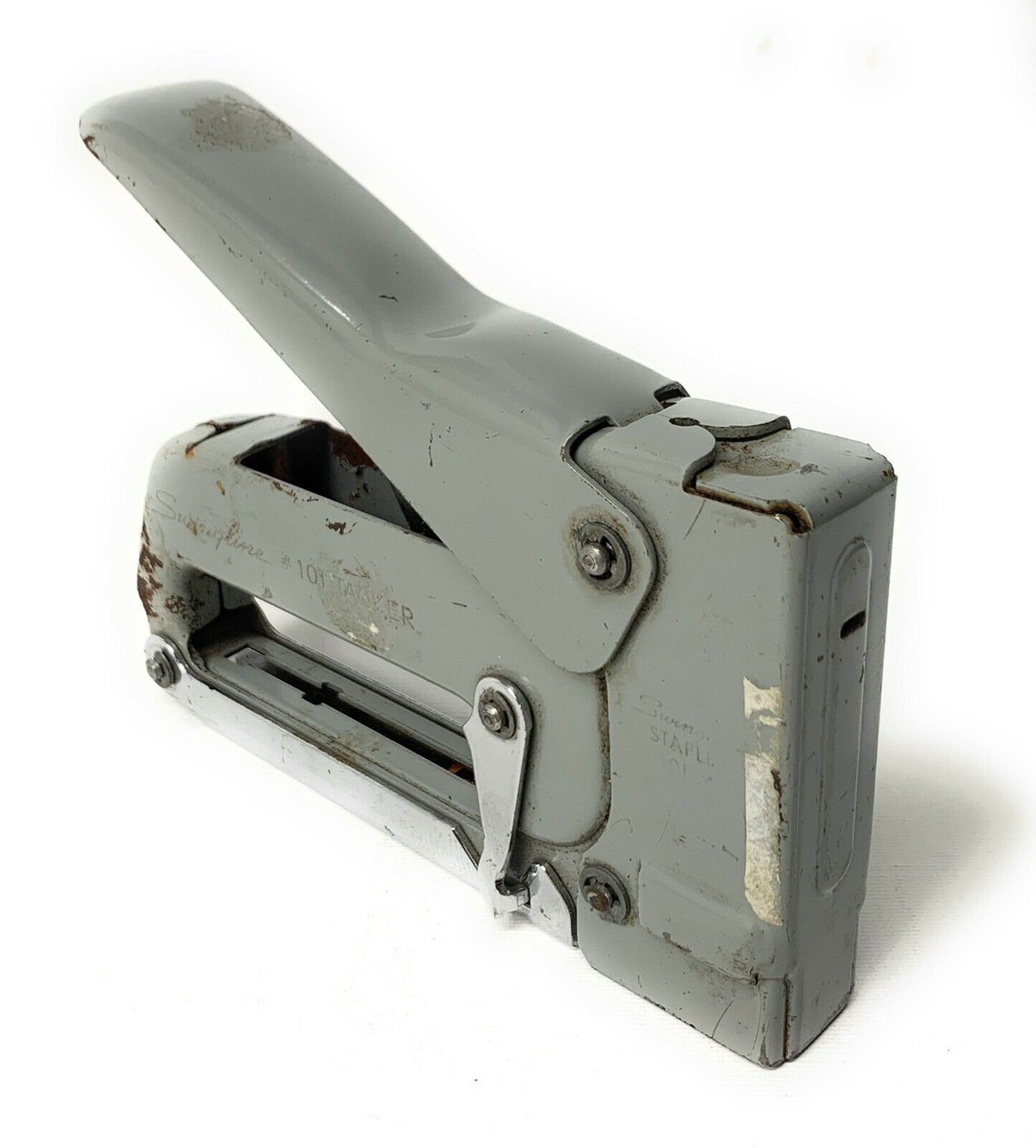 Vintage Swingline 101 Tacker Heavy Duty Handheld Gray Stapler Etsy