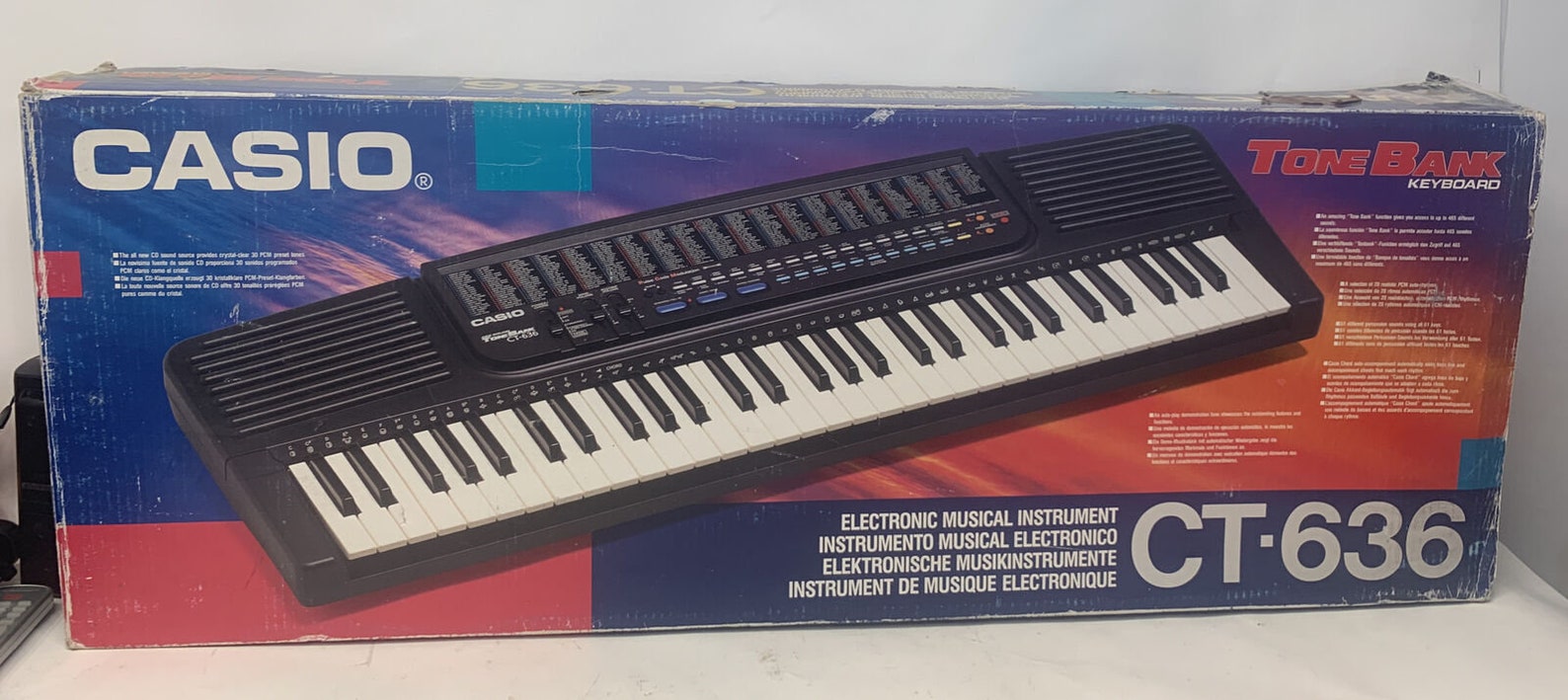 Casio CT636 465 Sound Tone Bank 61Key Keyboard TESTED and Etsy