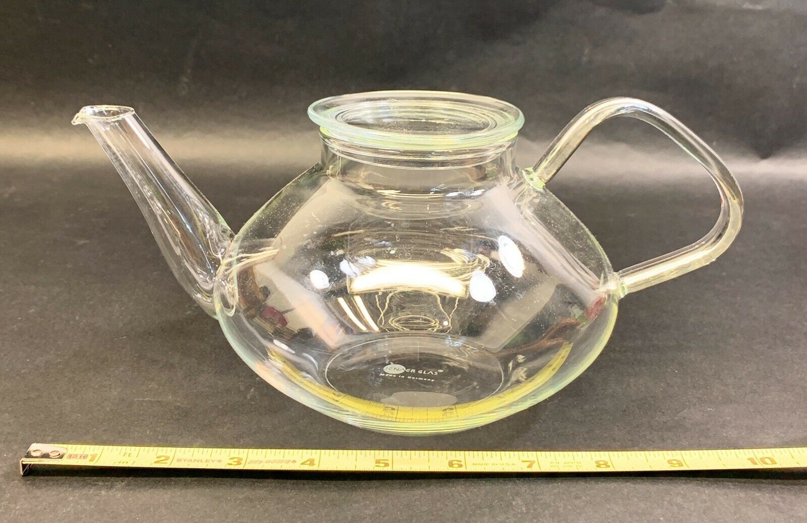 Vintage Modern Jenaer Glas glass tea pot made in Germany Etsy