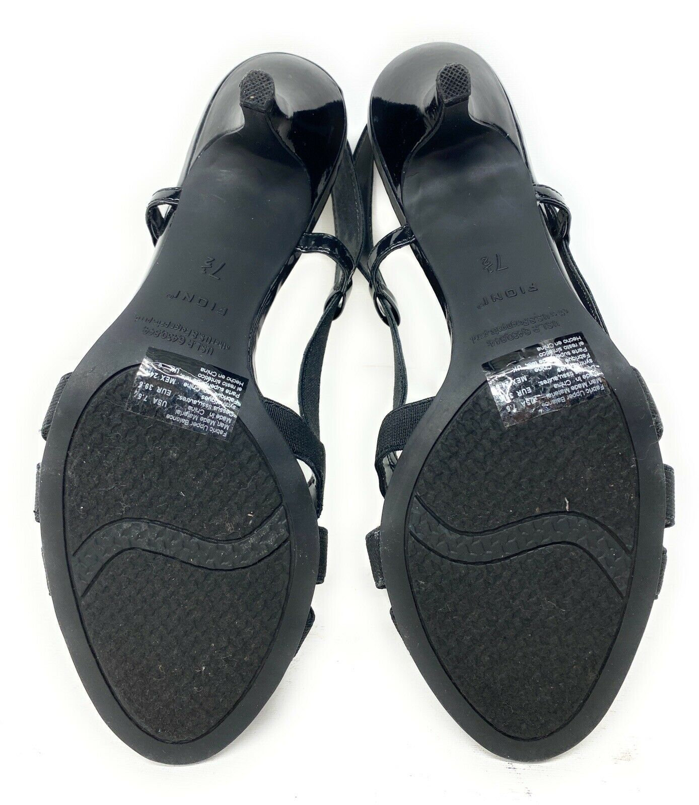 Fioni Black Slingback 3 High Heel Shoes Size US Womens | Etsy