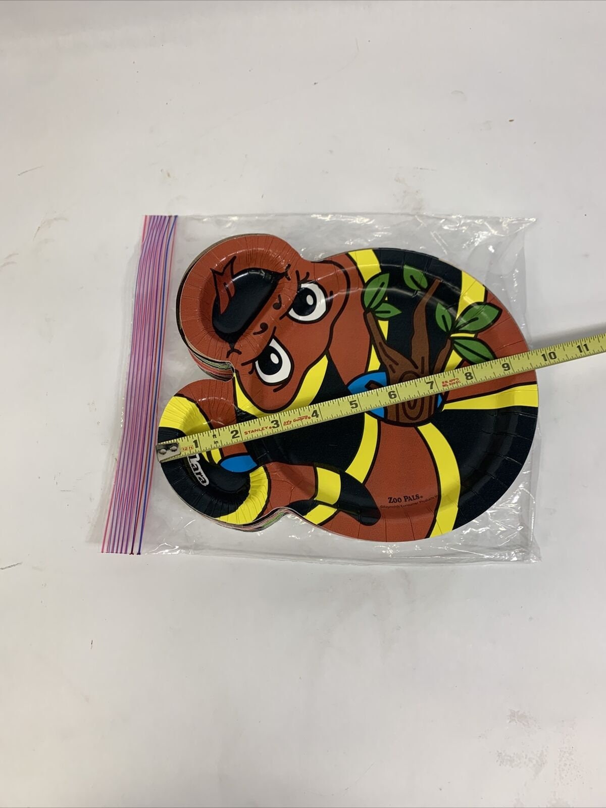 Lot of 28 HEFTY ZOO PALS Paper Plates Rainforest Jungle Etsy