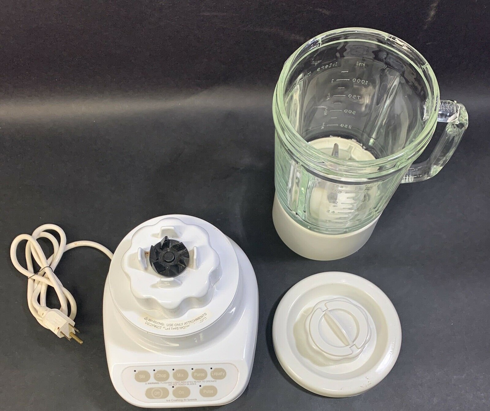KitchenAid KSB5WH Ultra Power Blender White 5Speed 40oz. Etsy