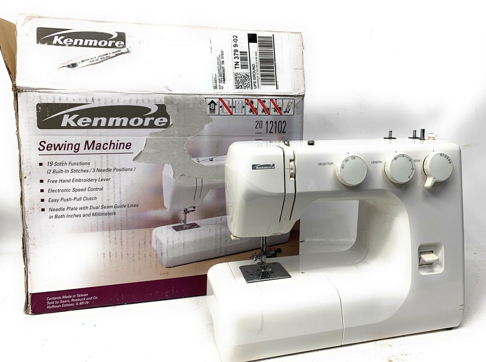 Kenmore sewing machine model 385.12102990 W/box Etsy