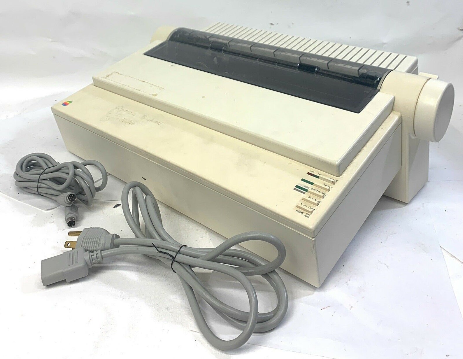 Apple ImageWriter II Printer Model A9M0310 Vintage w/ Cables Etsy