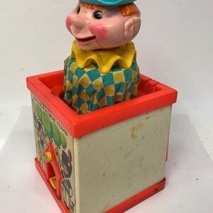 1970 fisher price jack in the box puppet