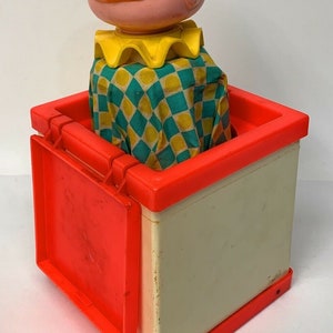 Vintage Fisher Price Jack in the Box Puppet Toy 1970 | Etsy