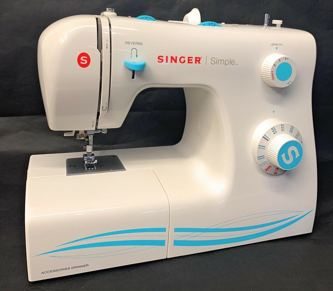 Singer Simple 2263 Sewing Machine w/ Pedal Manual CD Disc Etsy