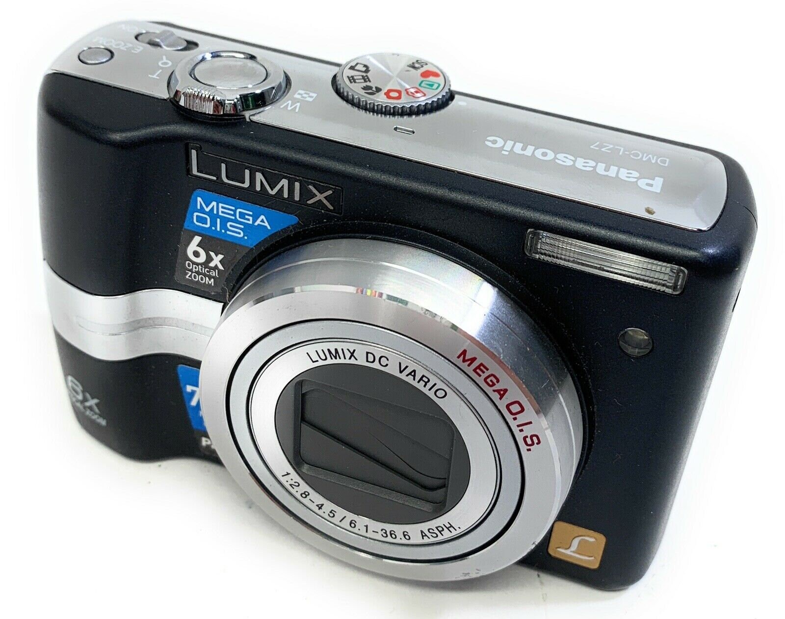 Panasonic LUMIX DMCLZ7 7.2MP Digital Camera Silver / TESTED Etsy