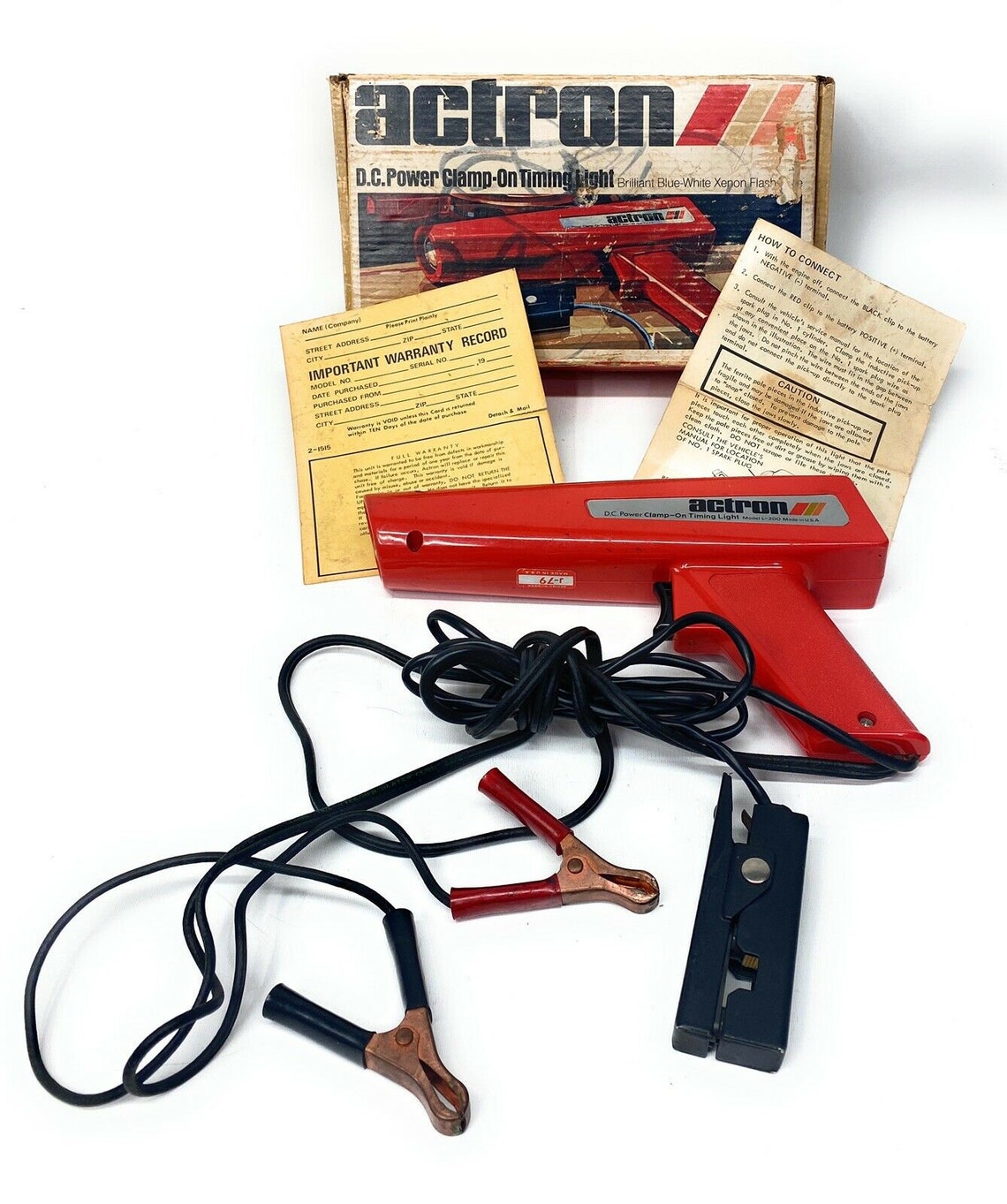 Actron L200 D.C. Power ClampOn Timing Light USA Made Engine Etsy