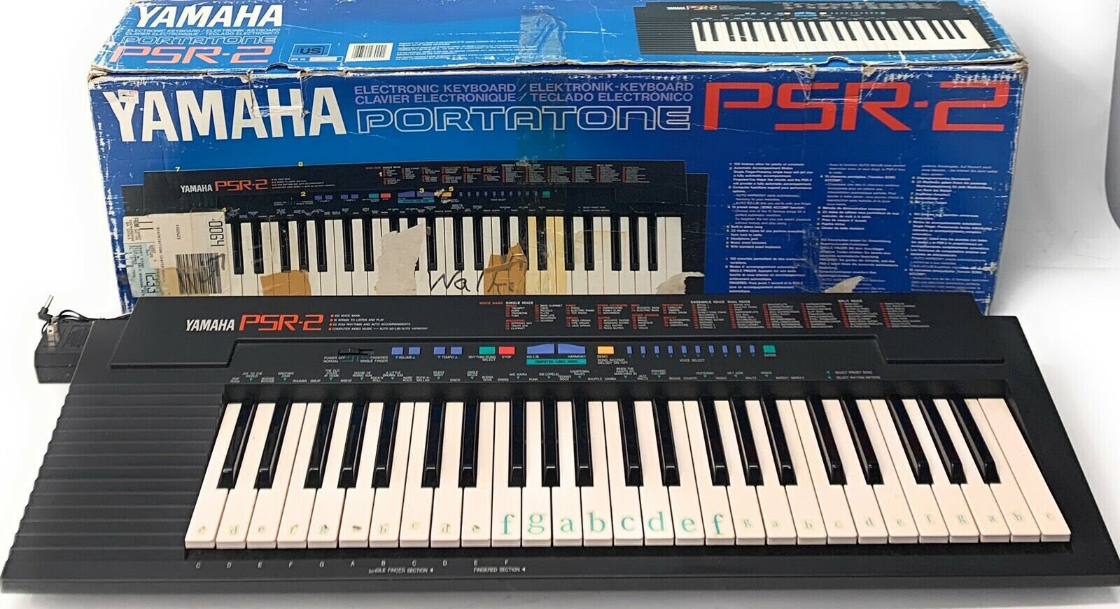 Yamaha psr2 electric keyboard tested it works. Etsy