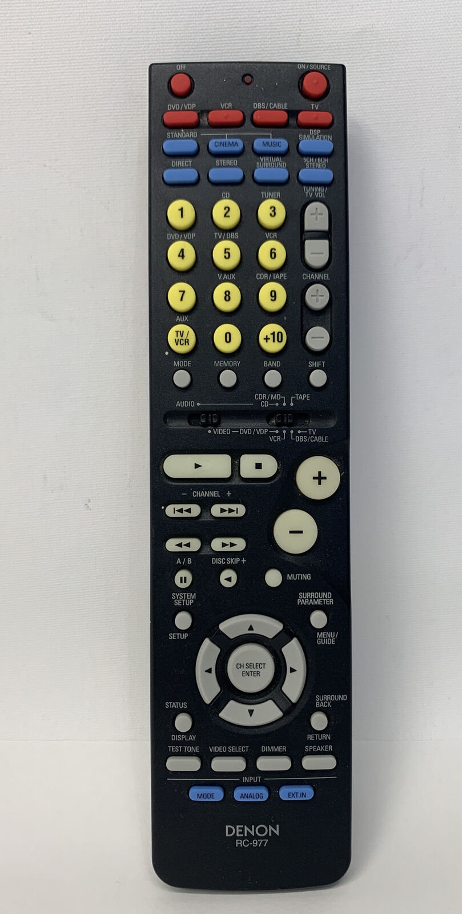 Genuine Denon RC977 Remote Control Working Etsy