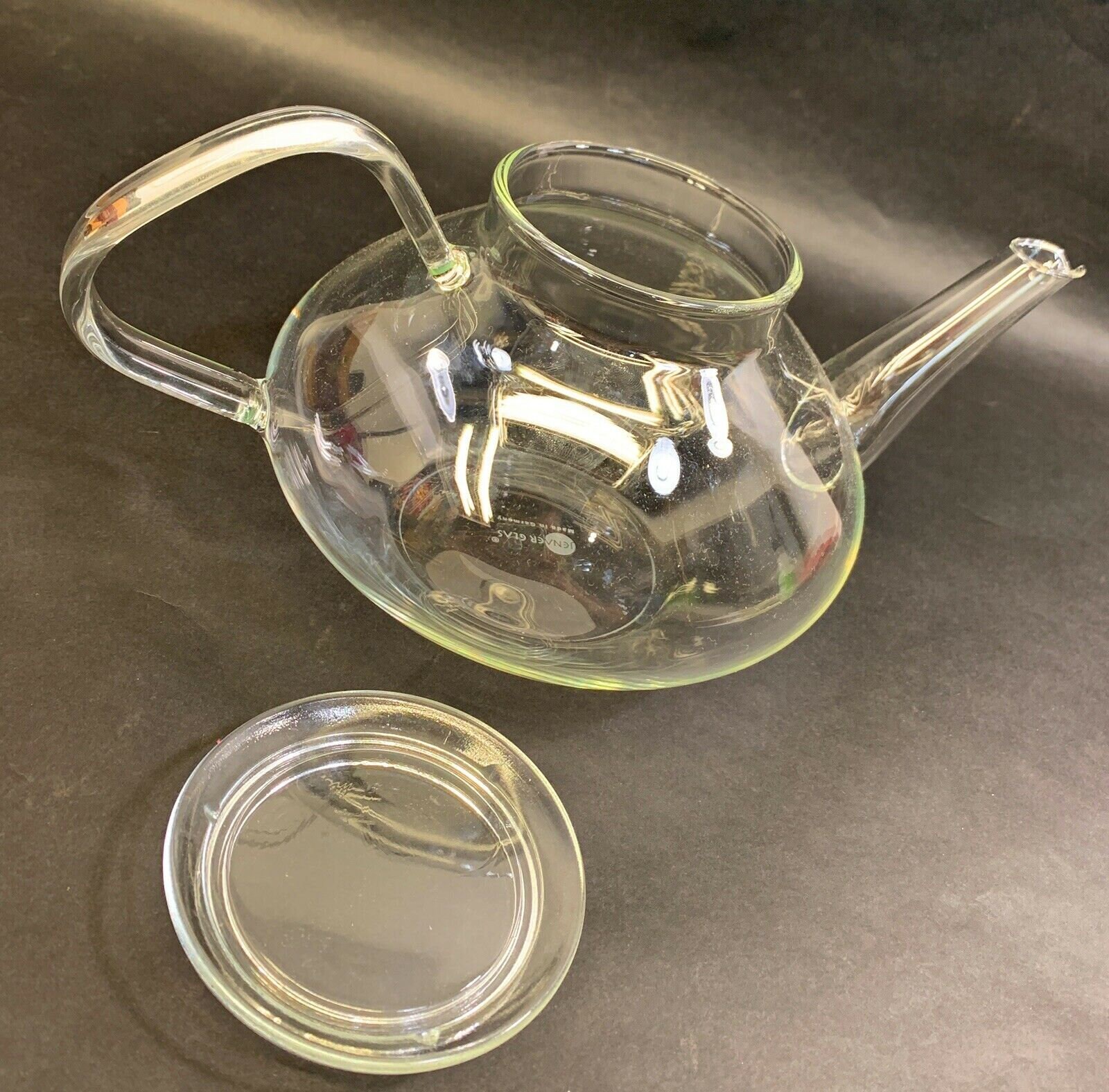 Vintage Modern Jenaer Glas glass tea pot made in Germany Etsy