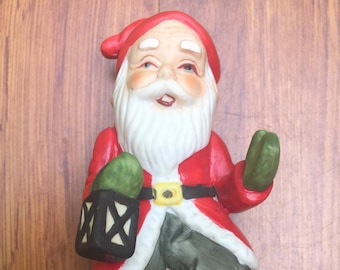 Santa Hand Painted Collectible Excellent Vintage Condition