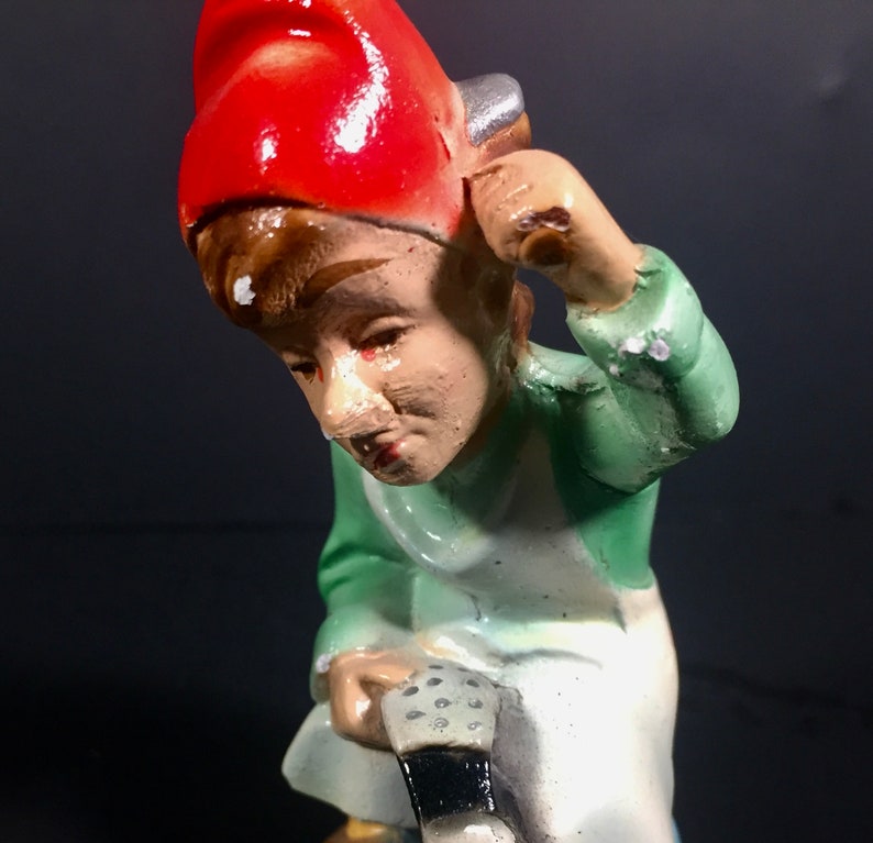 Patrick/'s Day Decor Vintage Reduced Leprechaun Pixie Cobbler Shoemaker Stamped Republic of Ireland Ceramic Glazed Figure St