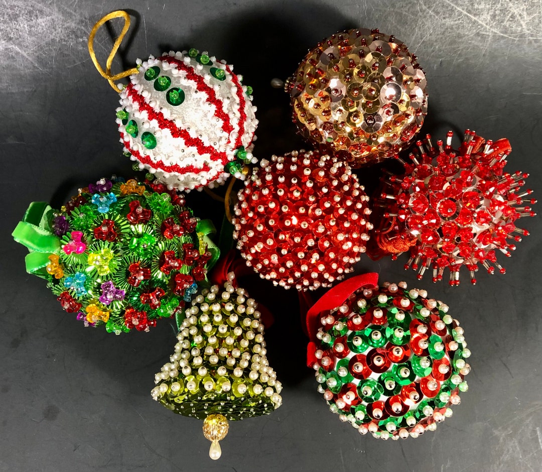 Sequin Push Pin Christmas Ornaments Handmade 1970s Retro Etsy sequin-push-pin-christmas-ornaments-handmade-1970s-retro-etsy