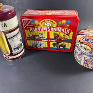 ヴィンテージ☆クラッカー缶セット 現在、この商品の在庫はありません - Etsy