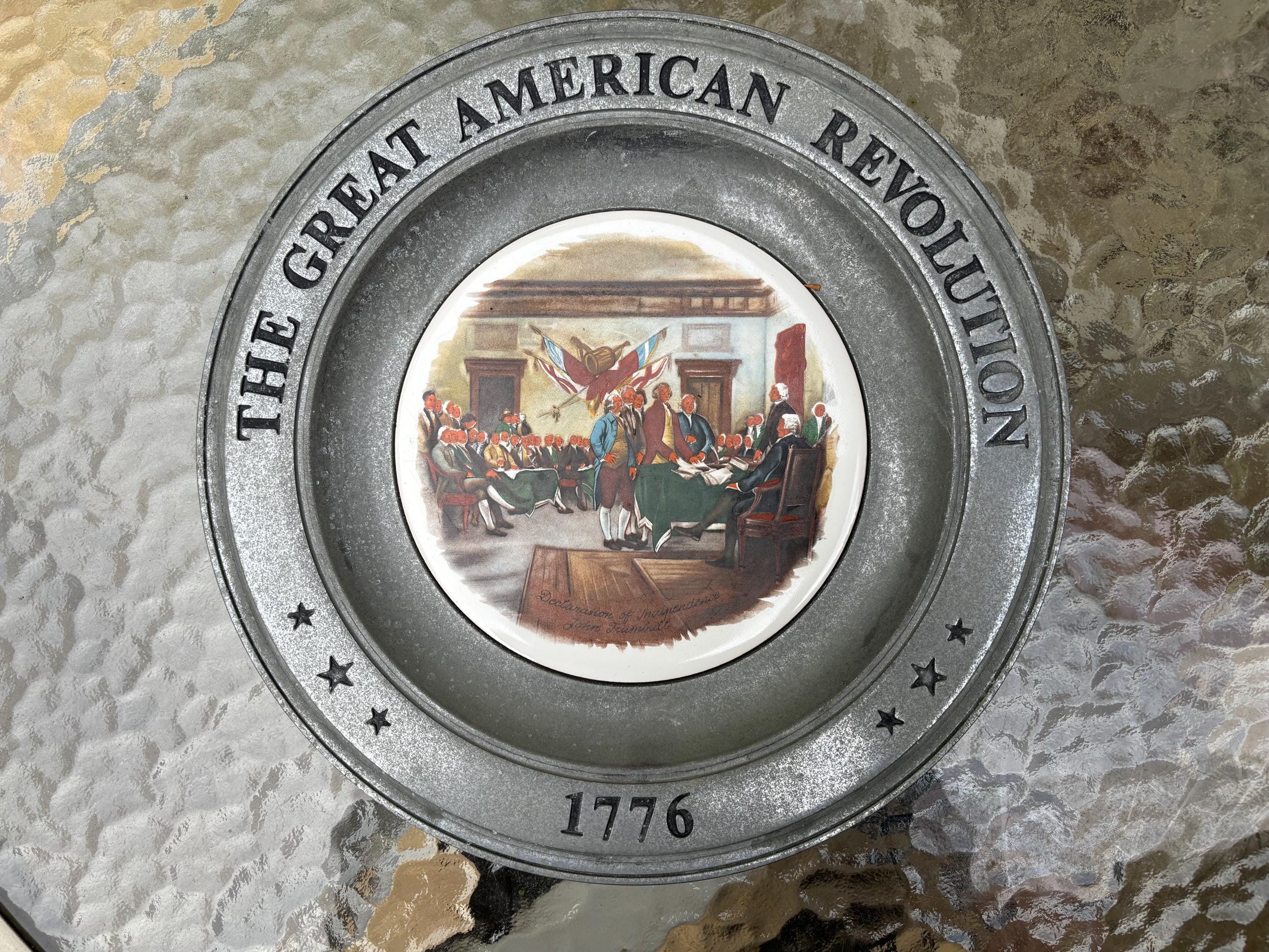Usa Great Seal Plate - Etsy