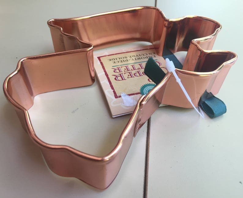 Wilton Angel Copper Cookie Cutter Solid Copper Kitchen Decor Etsy