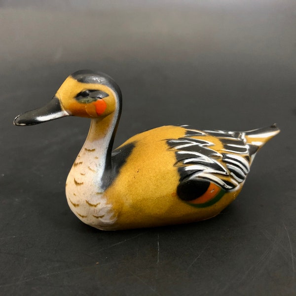 Duck Hong Kong Plastic Putz Animals Collectible Miniature Vintage