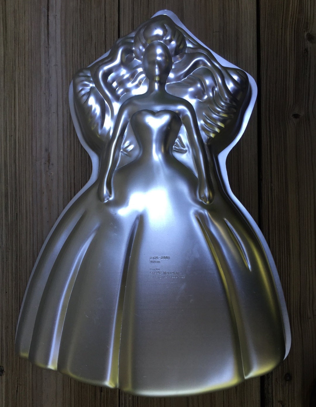 Wilton Barbie Cake Pan Birthday Barbie Cake Pan Mattell 1992 Etsy